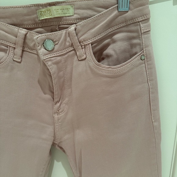 Zara pink skinny jeans stretch 2 - Picture 4 of 5